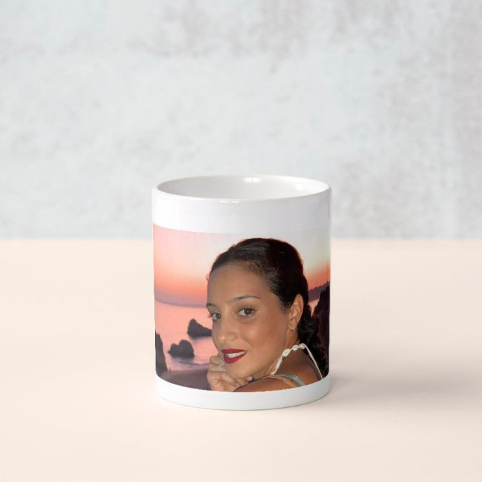 Taza de cerámica blanca  personalizada