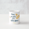 Taza de cerámica blanca  personalizada