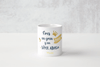 Taza de cerámica blanca  personalizada