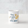 Taza de cerámica blanca  personalizada